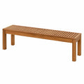 Banco de Madera Maciza de Acacia 150x35x45 cm Marrón